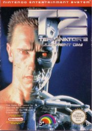Terminator 2 Judgment Day NES (front EU)